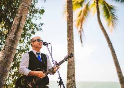 Wedding Ceremony Tony George Solo at Port Douglas
